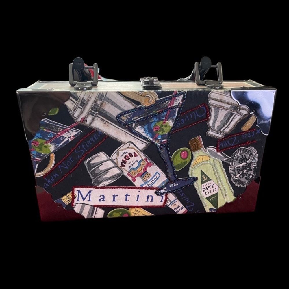 Vintage Martini 🍸 Cigar Box Purse
